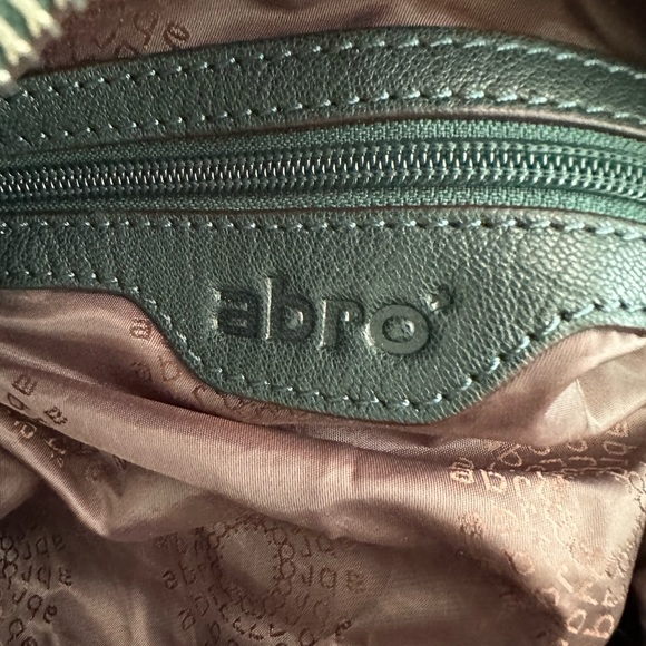 Abro Green Leather Purse - Picture 5 of 8